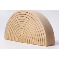 Grimms 12-pièces en bois blanc arc-en-ciel