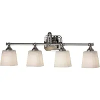 Elstead Lighting Concord Applique murale LED G9 quadruple Chrome poli IP44 (1280 lm, G9)