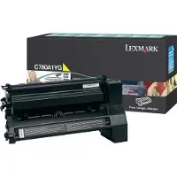 Lexmark C780A1YG Cartouche de toner 1 pièce(s) Original Jaune