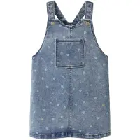 Name it Jupe 'NMFROSA' bleu denim / bleu clair / jaune clair / rose