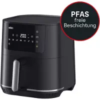 Braun Friteuse à Air Multifry 5 HF5034 6L 1700W 8 Programmes Noir Mat