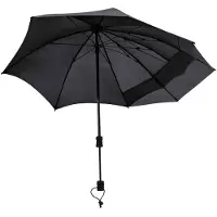 Euroschirm - Parapluie de randonnée - Swing Backpack Handsfree Black - Noir