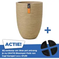 Capi Europe Vase CAPI EUROPE Rib NL 34 x 46 cm beige