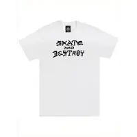 Thrasher T-Shirt 'SKATE AND DESTROY' blanc
