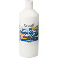 Creall Peinture pour vitres Creall blanche, 500ml
