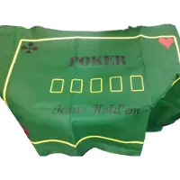 HOT Games POKER Toile de jeu Texas Hold'em en feutre imprimé en couleur