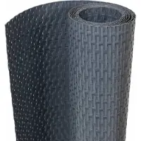 vidaXL Pare-vue balcon Anthracite 300x80 cm Poly rotin