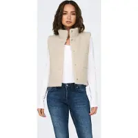 ONLY Gilet 'Sandra' greige