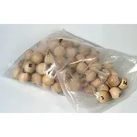 HOT Games - Jeu de boules de loto en bois, 90 pièces numérotées, 20 mm