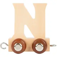 Small Foot - Train de lettres en bois - n - 12 pièces