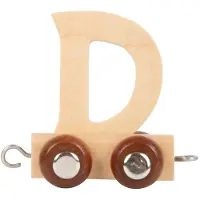 Small Foot - Holzbuchstabenzug - D - 12 Stück
