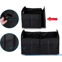 All Ride Organisateur de coffre - Pliable - Accessoires de voiture - Noir