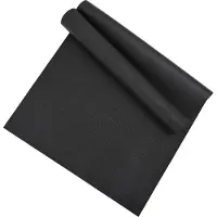 vidaXL Tapis de protection sportif Noir 150 x 75 x 0,6 cm PVC haute densité