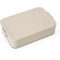 Brabantia Lunchbox Make & Take 25.5 x 16.7 x 6.2 cm, Beige, Lunch box, Blanc, Beige