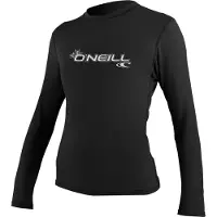 O'Neill Basic Skins Sun Long Sleeve Rash Guard Noir L Femme