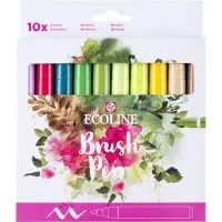 Ecoline Brush Pen set Botanique, 10 couleurs