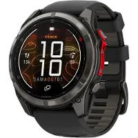 Garmin - Montre GPS - Fenix 8 Pro MicroLED en Titane - Noir