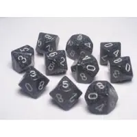 Chessex Jeu de dés polyédriques Speckled d10 - Ninja