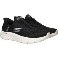 SKECHERS Baskets basses 'Slip-Ins: GO WALK Flex - Grand Entry' noir chiné