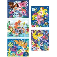 Janod Kit de bricolage sirènes paillettes jouet créatif à partir de 6 ans