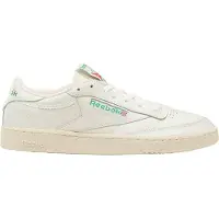 Reebok Baskets basses 'Club C 85' bleu marine / vert clair / rouge feu / blanc naturel