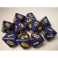 Chessex Jeu de dés polyédriques Speckled d10 - Crépuscule