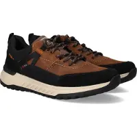 Rieker Chaussure à lacets 'Sneaker Herren U0100-22 Leder-Mix in braun' marron