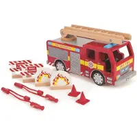 Tidlo Camion de pompiers en bois