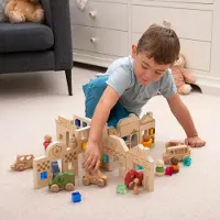TickiT Jouets en bois Town Discovery Dividers - Jouets éducatifs