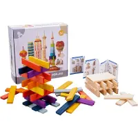 Dorjee Planches de construction en bois, 200pcs.