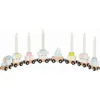 Goki Train d'anniversaire en bois Goki, 10dlg.