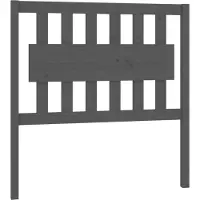 vidaXL Tête de lit Gris 95,5x4x100 cm Pin massif