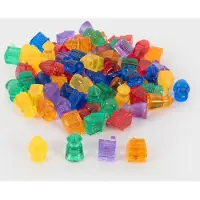 TickiT translucide maisons colorées jouets - plaisir d'apprendre à construire et à trier