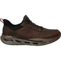 SKECHERS Baskets basses brun foncé