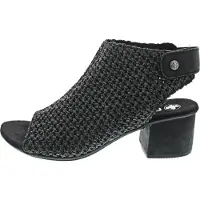 Rieker Sandales Eagle pour femmes, modèle haut, couleur noire, élégantes