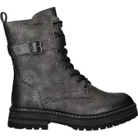 Rieker Bottes à lacets 'Schnürschuh Damen 93024 90 Echtleder in grau' gris