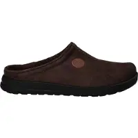 Rohde Herren Pantoufle avec semelle intérieure amovible en cuir Asiago 7144, Taille:43 EU, Couleur:Marron