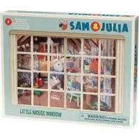 Invento Décoration de fenêtre Het Muizenhuis - Petite fenêtre pour souris - jouet créatif