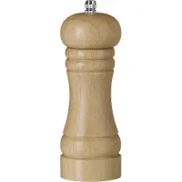 Cookinglife Moulin à poivre - En bois et en inox - Rocca - 16,5 cm