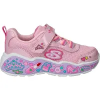 SKECHERS Baskets basses enfant PLAY SCENE FUN SQUAD filles - Rose - 24
