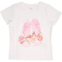Name it T-Shirt 'NMFFOSAZ' jaune clair / rose / rose clair / blanc