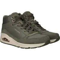 SKECHERS Femmes Sneaker UNO Stacre Shine olive