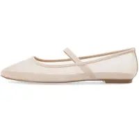 Bianco Ballerines à lanières 'Lilia' blanc cassé