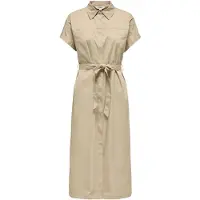 ONLY Robe-chemise 'ONLTanny' beige