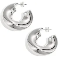Cala Rose Boucles d'oreilles 'CHUNKY HOOP' argent