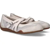 Rieker Ballerines à lanières crème