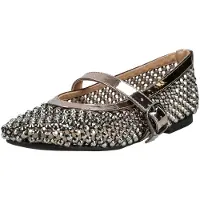 Alma en pena Ballerines à lanières bronze / argent