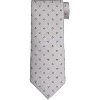 Suitable Soie Cravate clair Gris Bleu