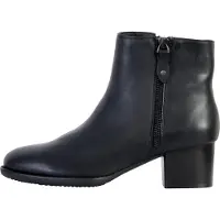 The Divine Factory Bottines à Talon en cuir Alénoa