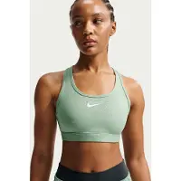 Nike Brassière de sport rembourrée Swoosh à maintien normal pour femme - Vert | Taille M